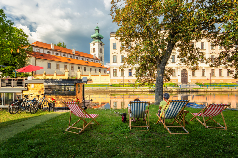 banks of the Malše river